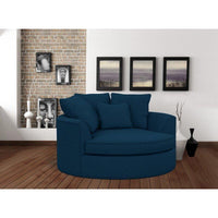 Modern Premium  Barrel Shape Sofa Couch for Home & Office Chaise Lounge