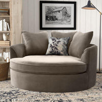 Modern Premium  Barrel Shape Sofa Couch for Home & Office Chaise Lounge