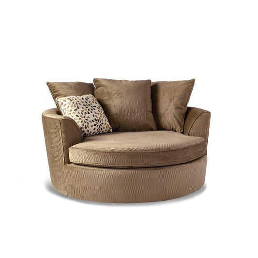 Modern Premium  Barrel Shape Sofa Couch for Home & Office Chaise Lounge