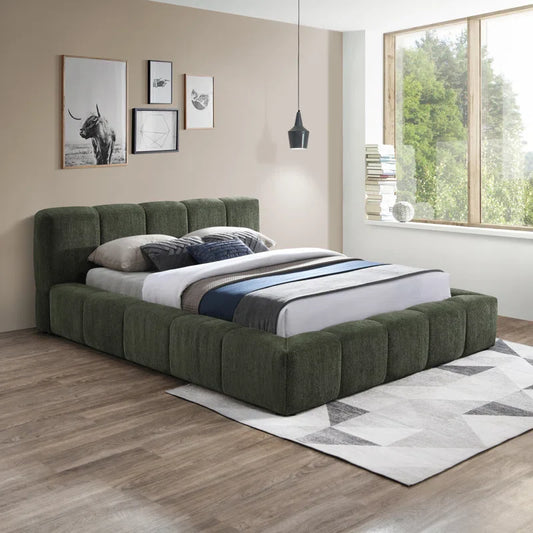 Mesan Chenille Fabric Bed