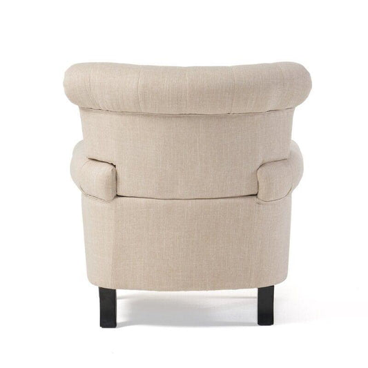 Wide Tufted Armchair Full Back Lounge Chair for Living Room/Home/Offices