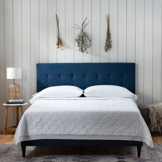 Peters Tufted Upholstered Low Profile Platform Bed