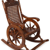 Wooden Rocking Chair Resting Chair Grandpa Rocking Chair Made Of High Quality Wood