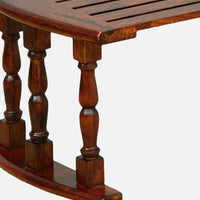 Sheesham Wood Breakfast Table | Laptop Table - Walnut Finish