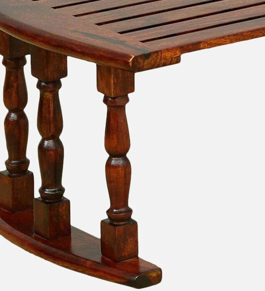Sheesham Wood Breakfast Table | Laptop Table - Walnut Finish