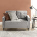Rosenstein 52.76'' Velvet Square Arm Loveseat