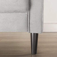 Rosenstein 52.76'' Velvet Square Arm Loveseat