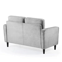 Rosenstein 52.76'' Velvet Square Arm Loveseat