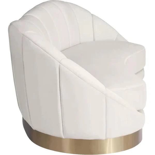 Velvet Curved Sofa