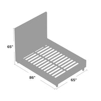 Upholstered Platform Bed