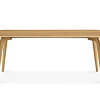 Vincent Solid Oak Dining Table – Modern Curved Edge Design for Contemporary Spaces