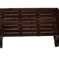 Sheesham Wood Breakfast Table | Laptop Table - Walnut Finish