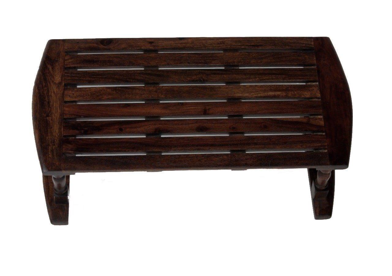 Sheesham Wood Breakfast Table | Laptop Table - Walnut Finish