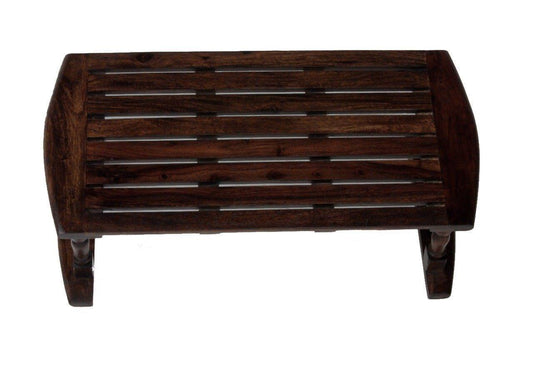 Sheesham Wood Breakfast Table | Laptop Table - Walnut Finish