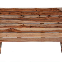 Sheesham Wood Breakfast Table | Laptop Table - Natural Finish