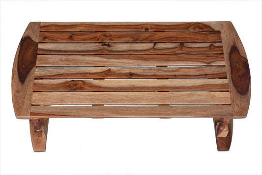 Sheesham Wood Breakfast Table | Laptop Table - Natural Finish