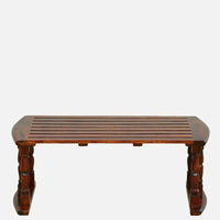 Sheesham Wood Breakfast Table | Laptop Table - Walnut Finish
