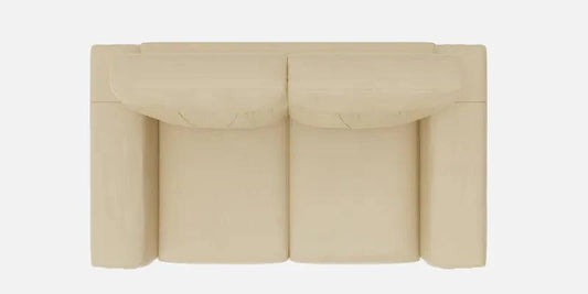 Leather 2 Seater Sofa in Beige Colour