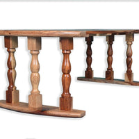 Sheesham Wood Breakfast Table | Laptop Table - Natural Finish