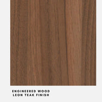 Manto King Size Bed in Teak Finish