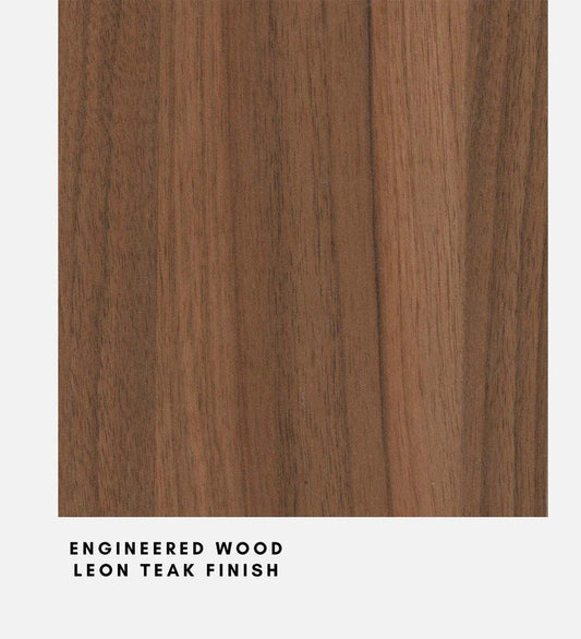 Manto King Size Bed in Teak Finish
