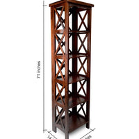 Wooden Crisscross rack Medium