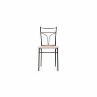 5-Pieces Modern Metal Frame Dining Kitchen Table Chairs Set for 4 Person Kitchen Furniture