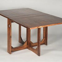 Premium Sheesham Wood Foldable Dining Table – Space-Saving Design for Modern Homes