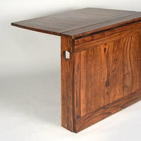 Premium Sheesham Wood Foldable Dining Table – Space-Saving Design for Modern Homes