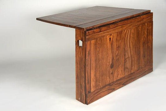 Premium Sheesham Wood Foldable Dining Table – Space-Saving Design for Modern Homes