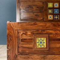 Sheesham Wood Kadambini King Bed
