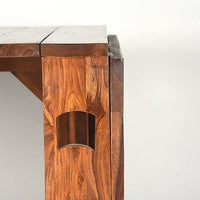 Premium Sheesham Wood Foldable Dining Table – Space-Saving Design for Modern Homes