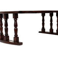 Sheesham Wood Breakfast Table | Laptop Table - Walnut Finish