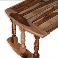 Sheesham Wood Breakfast Table | Laptop Table - Natural Finish