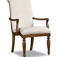 Handmade Pure Sheesham Wooden Chair Armrest Seating Chair Upholstered Back Rest Chair