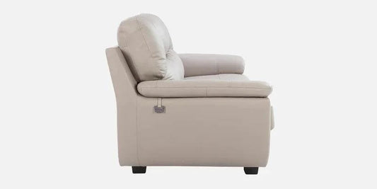 Leather 3 Seater Sofa in Cream Colour