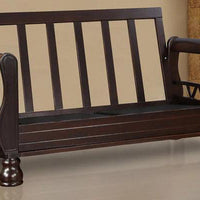 2 Seater Sofa in Dark Cappuccino colour