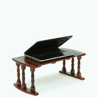 Sheesham Wood Breakfast Table | Laptop Table - Walnut Finish