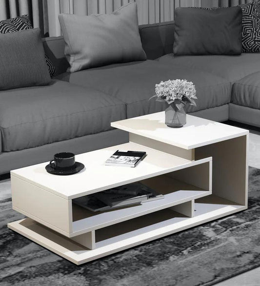 Coffee Table In Frosty White Colour