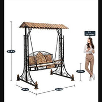 Wooden  & Iron Garden, Balcony Swing, Hammock, Jhula, Cradle Decorative Jhula