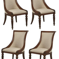 Handicrafts Wooden Hand Carved Dining Chair (4)