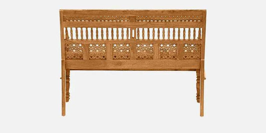 Sheesham Wood 2 Seater Sofa In Scratch Resistant Rustic Teak Finish
