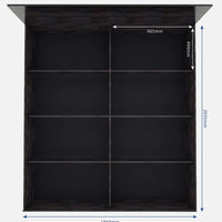 King Size Bed in Wenge Finish with Storage