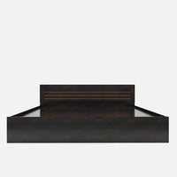 King Size Bed in Wenge Finish with Storage