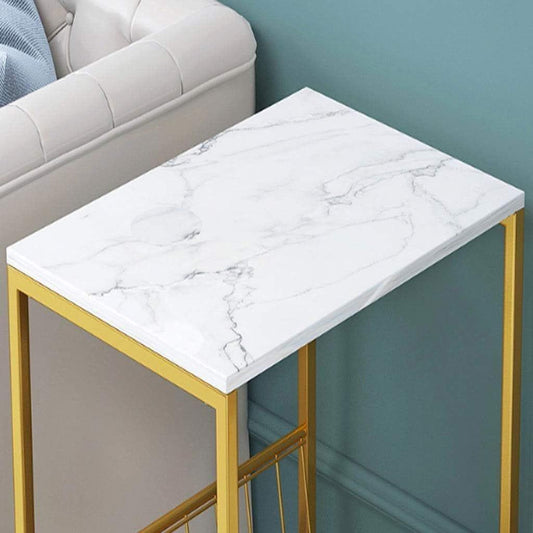 Lynet Rectangular Sofa Side Table for Living Room