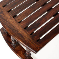 Sheesham Wood Breakfast Table | Laptop Table - Walnut Finish