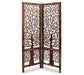 wooden  Handcrafted 2 Panel Brown Wooden Room Partition/Divider