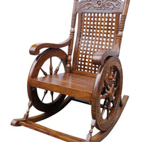 Wooden Rocking Chair Resting Chair Grandpa Rocking Chair Made Of High Quality Wood