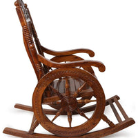 Wooden Rocking Chair Resting Chair Grandpa Rocking Chair Made Of High Quality Wood