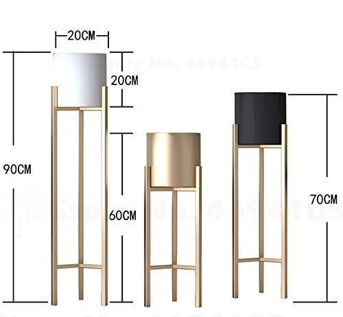 Plant Stand | 3 pcs Modern Planters for Indoor Plants | Metal Floor Planter Set with Foldable Stand (Pack of 3)